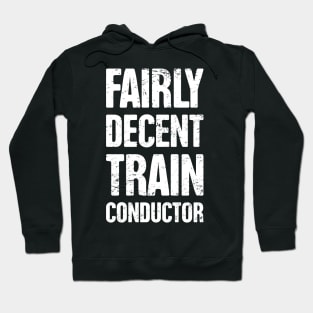 Retro Vintage Rail Crew Railroad Train Conductor Hoodie